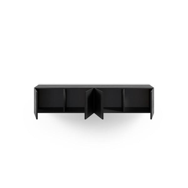 Mobile TV nero 180x38x35 cm Daroca – Marckeric-image-2