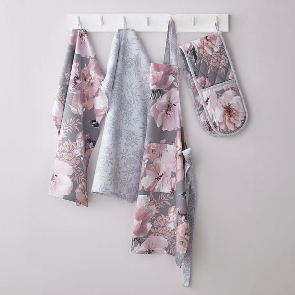 Guanto da cucina doppio in cotone Dramatic Floral - Catherine Lansfield-image-2