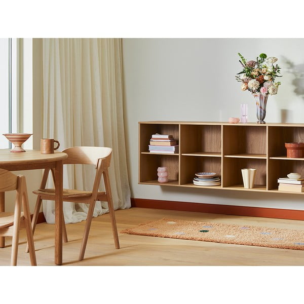 Libreria a sospensione in rovere naturale chiaro 220x61 cm Mistral - Hammel Furniture-image-1