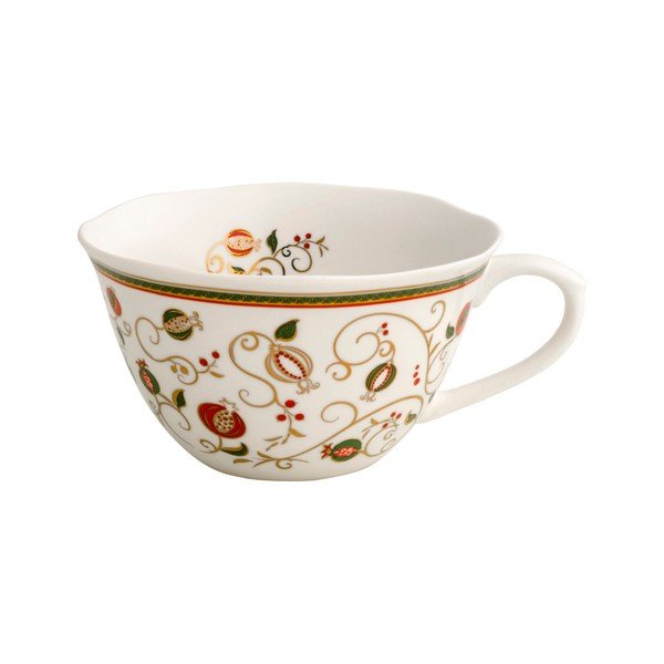 Tazza bianca con motivo natalizio Tempo di Festa - Brandani