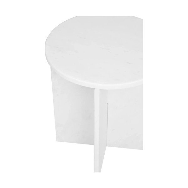 Tavolino rotondo in marmo ø 40 cm Savio – Premier Housewares-image-3