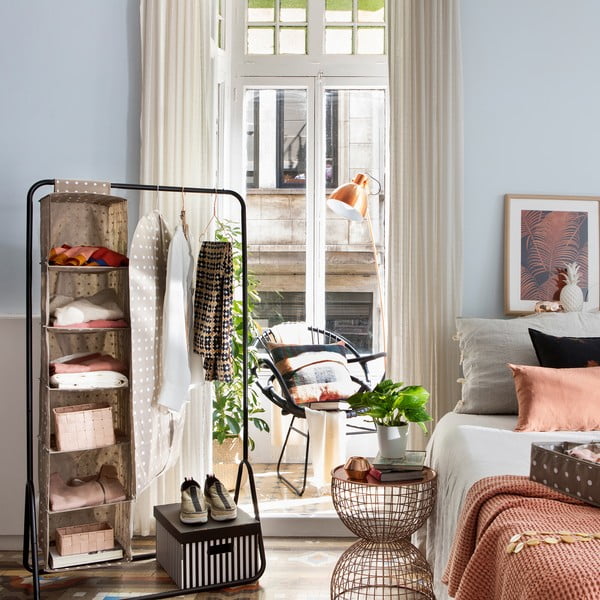 Organizer beige a 6 scomparti Dots Rivoli - Compactor-image-1