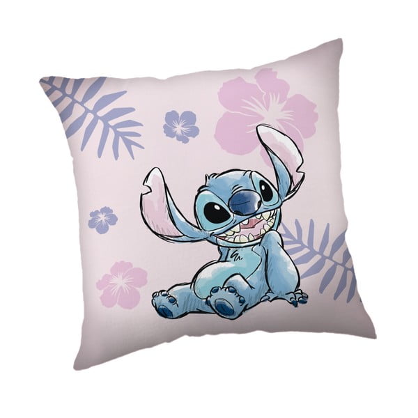 Cuscino per bambini in vello 40x40 cm Lilo a Stitch "Pink" – Jerry Fabrics