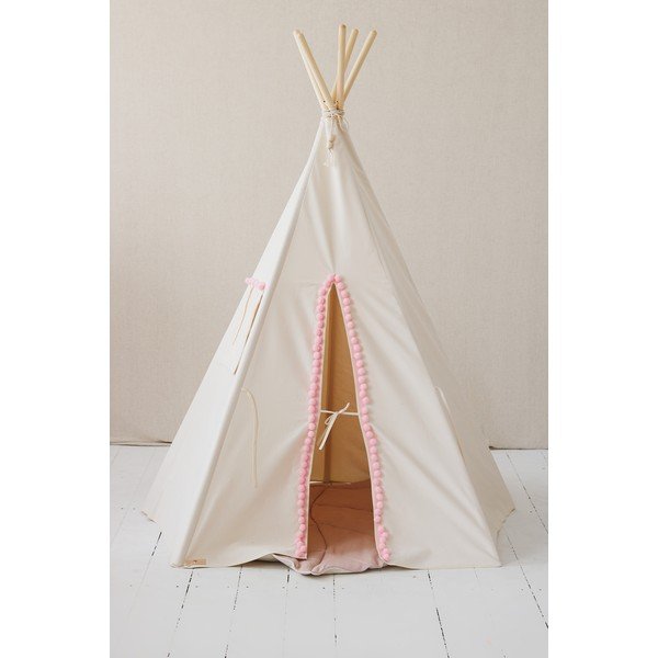 Tenda teepee per bambini Fluffy Pompoms - Moi Mili-image-2
