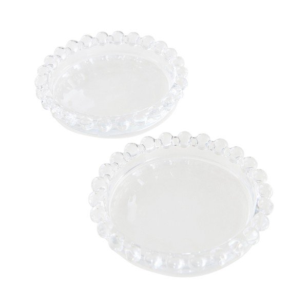 Set di piatti in vetro 2 pz ø 9,5 cm Amara – Jotex