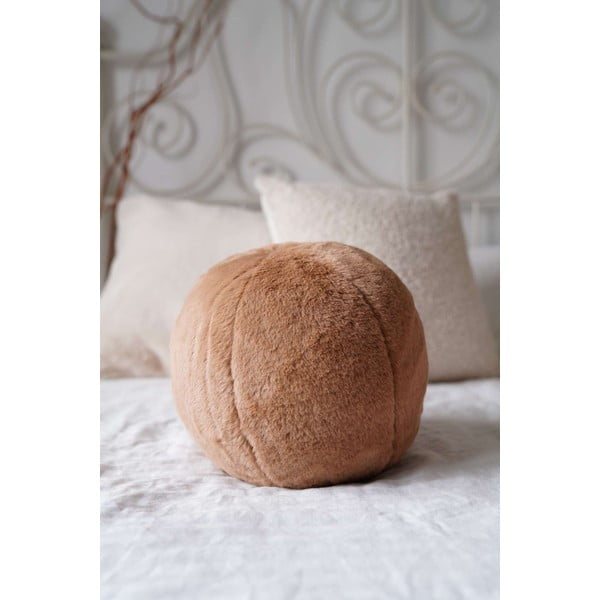 Cuscino decorativo in micropile ø 25 cm Top – Mioli Decor-image-1