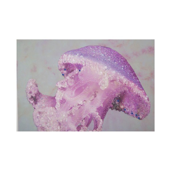 Quadro dipinto a mano in cornice di legno di pino Medusa Purple, 80 x 120 cm - Mauro Ferretti-image-2