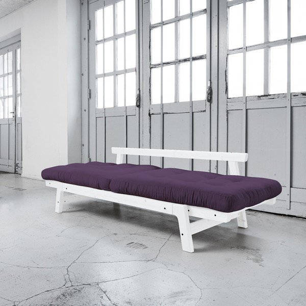 Rozkládací pohovka Karup Step White/Purple-image-2