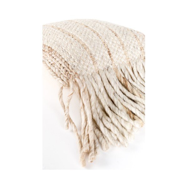 Cuscino beige con imbottitura , 45 x 45 cm Fringe - Zuiver-image-4