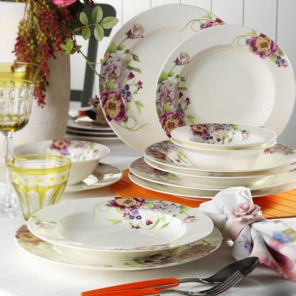 24dílná sada porcelánového nádobí Kutahya Spring-image-1