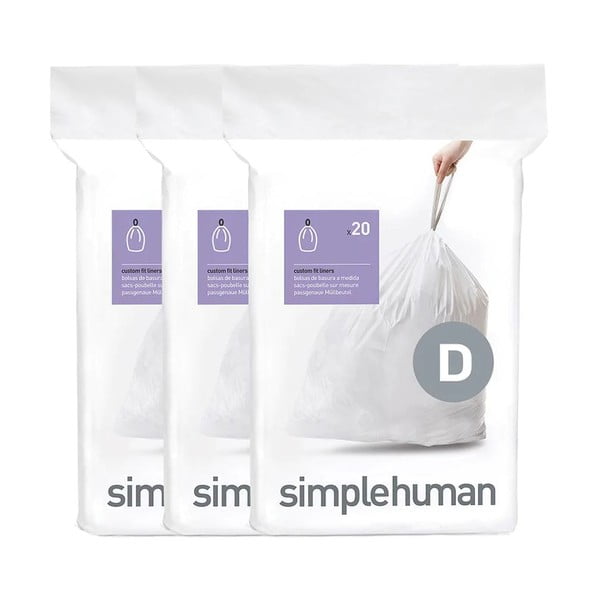 Sacchi per rifiuti 60 pz 20 l D - simplehuman-image-4