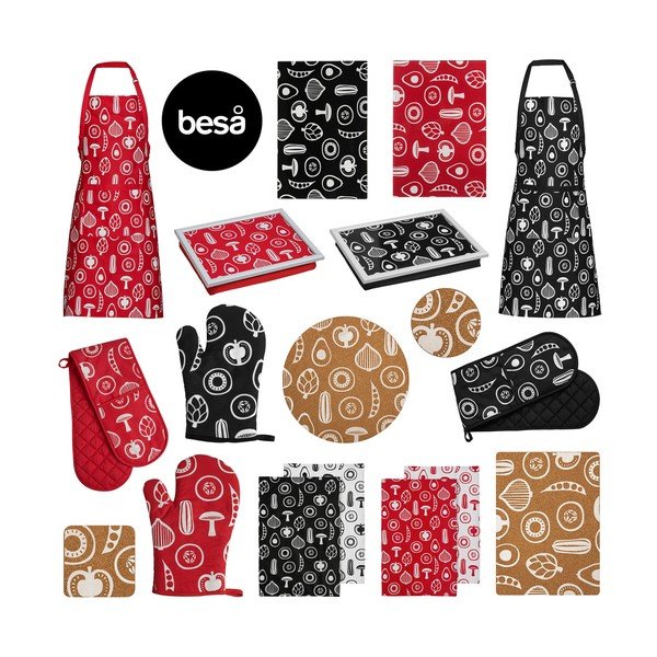 Asciugamani in cotone in set da 2 40x60 cm Besa - Premier Housewares-image-2