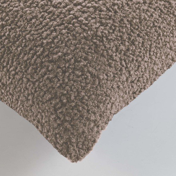 Federa decorativa in sherpa 40x40 cm Woolen – douceur d'intérieur-image-1