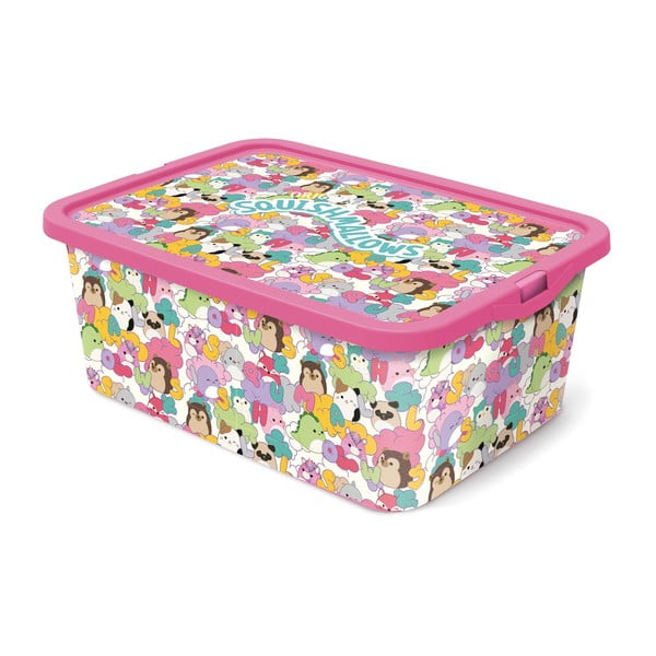 Contenitore di plastica per bambini 40x29x15 cm Stor - SQUISHMALLOWS