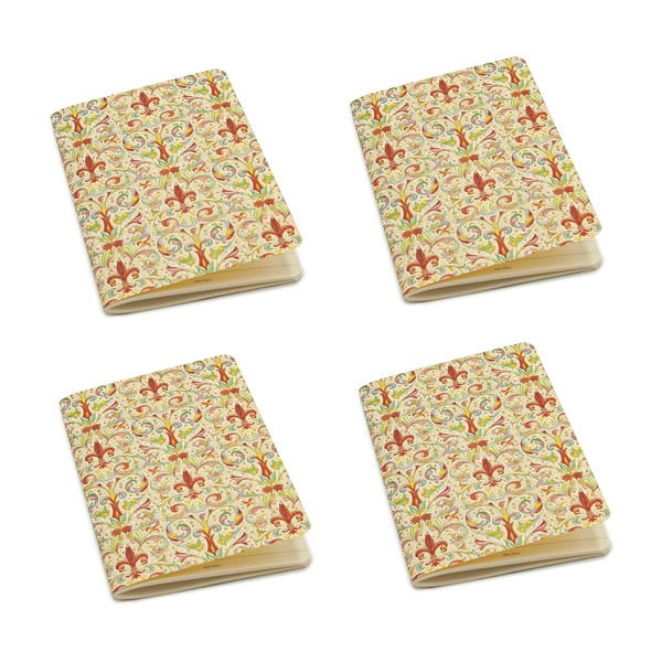 Quaderni di lavoro in set di 4 192 pagine formato A6 Giglio - Kartos-image-1