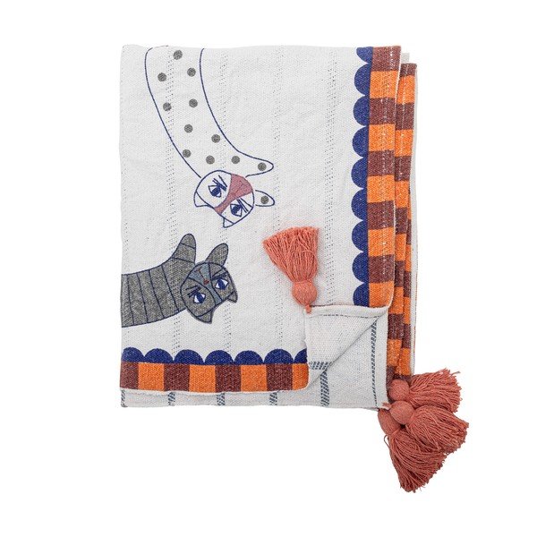 Coperta in misto cotone 130x155 cm Missy – Bloomingville