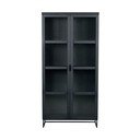 Vetrina in rovere nero 95x195 cm Everett - Rowico