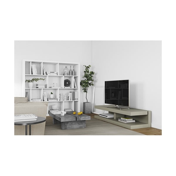 Konferenční stolek v betonovém dekoru TemaHome Tokyo, 94 x 25 cm-image-3