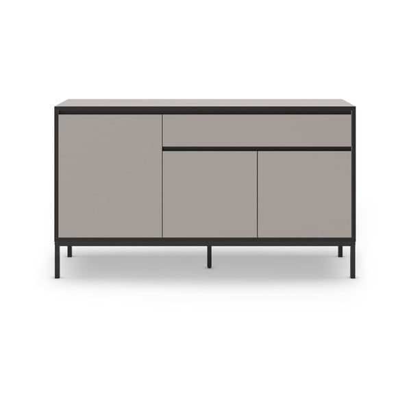 Cassettiera bassa grigio-beige 140x80 cm Lorenza - Marckeric