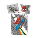 Biancheria da letto per bambini in cotone grigio Spiderman, 140 x 200 cm Spider man - Jerry Fabrics