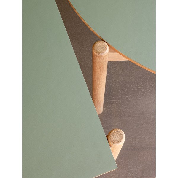 Tavolo da pranzo rotondo in rovere ø 115 cm Oblique - Hübsch-image-2