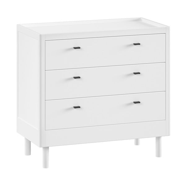 Cassettiera per bambini bianca in faggio massiccio 100x95x55 cm Forrest – Vipack