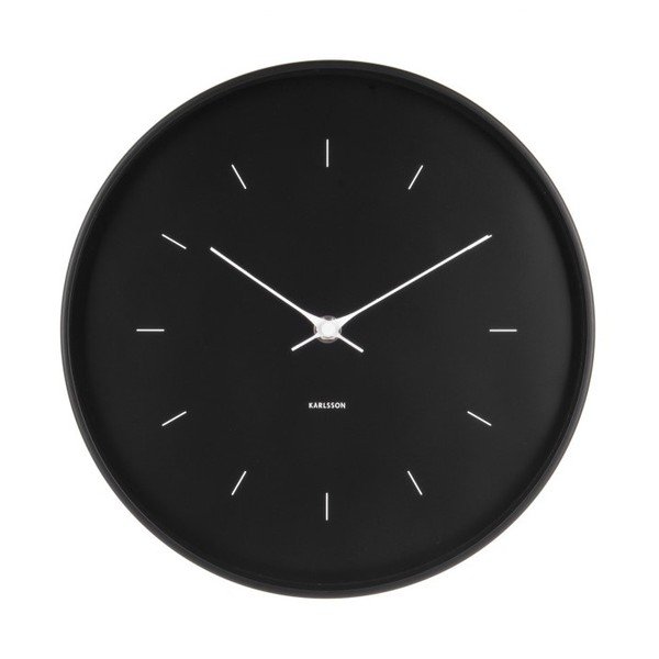 Orologio da parete nero Butterfly, ø 27,5 cm - Karlsson