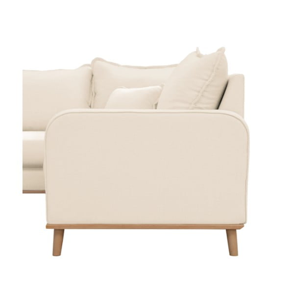 Divano angolare crema (angolo sinistro) Beata - Ropez-image-4