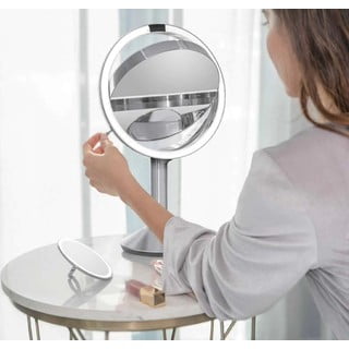 Specchio per make-up con illuminazione/con ingrandimento (5x) ø 20 cm Sensor Trio – simplehuman