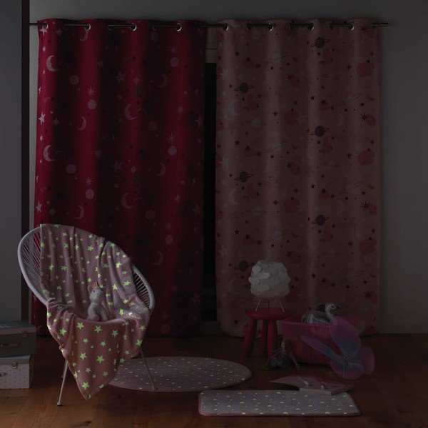 Tenda per bambini rosa oscurante 140x260 cm Moonlight – douceur d'intérieur-image-4