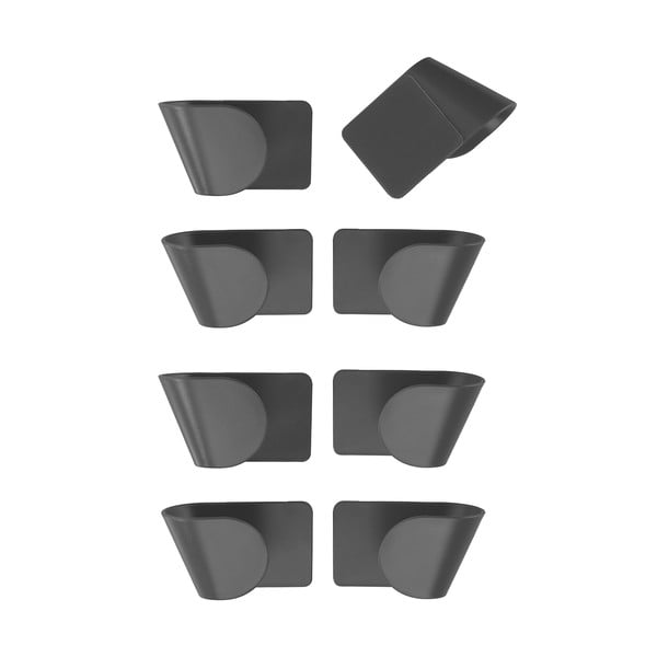 Portacoperchi in plastica autoportanti, set da 8 - Wenko-image-2