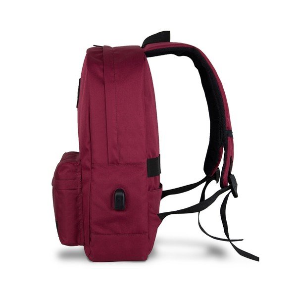Borsa Smart My Valice SPECTA bordeaux scuro con porta USB - Myvalice-image-2