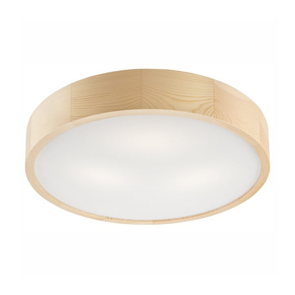 Lampada da soffitto marrone chiaro con paralume in vetro ø 47 cm Eveline - LAMKUR