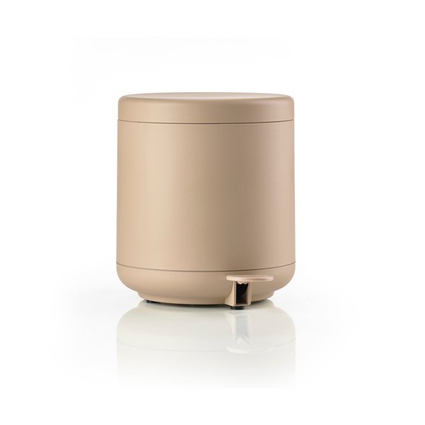 Cestino per la spazzatura beige con pedale 4 l Ume – Zone-image-3