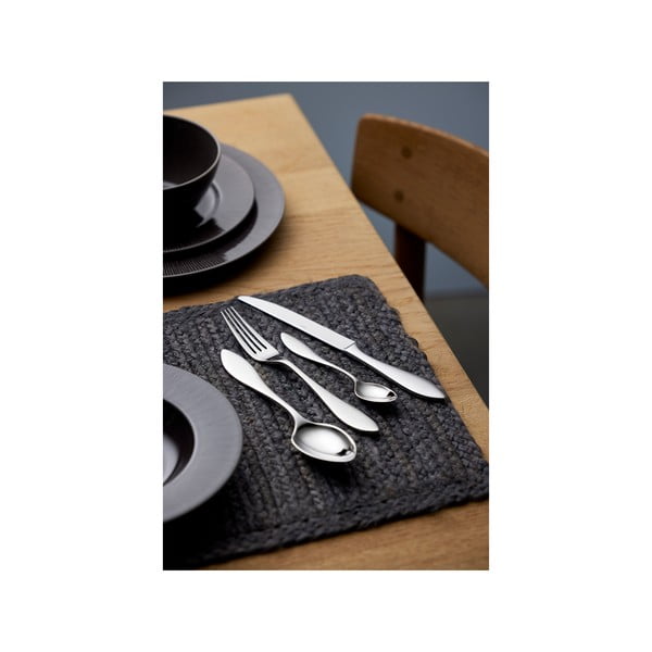 Posate argentate in acciaio inox 16 pz Indra – Gense-image-1