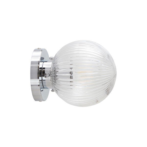 Plafoniera color argento lucido in vetro ø 15 cm Tink – Jotex-image-3