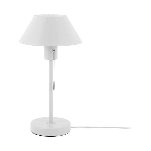 Lampada da tavolo bianca con paralume in metallo (altezza 36 cm) Office Retro - Leitmotiv