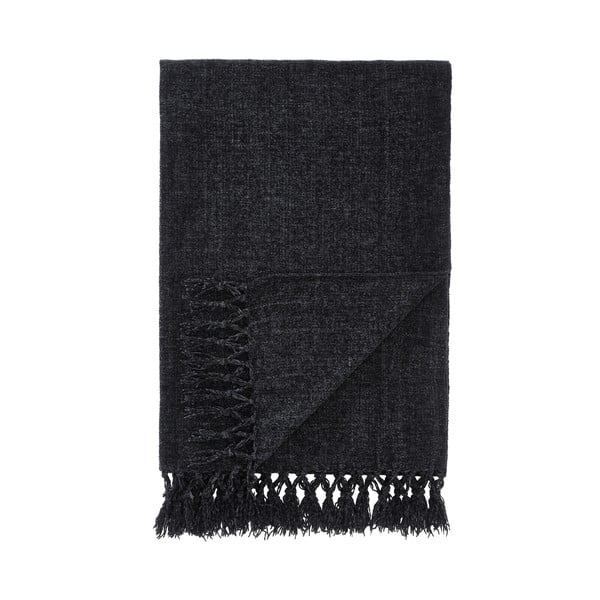 Coperta nera in ciniglia 130x170 cm Wilson – Catherine Lansfield