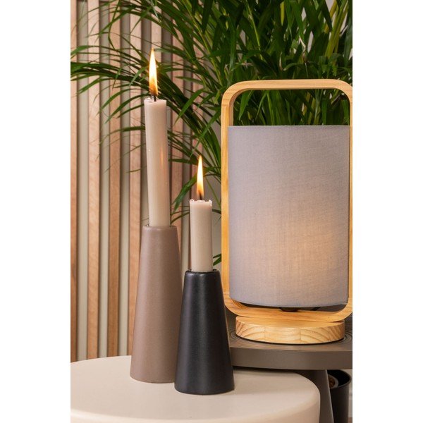 Lampada da tavolo grigia, altezza 21,5 cm Snap - Leitmotiv-image-1