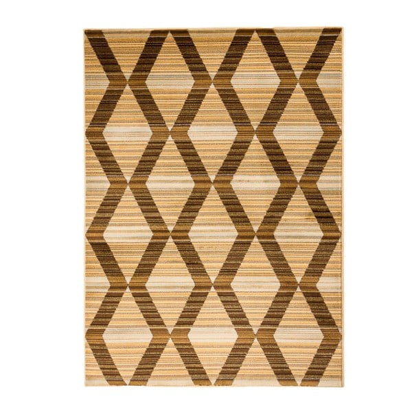 Hnědý vysoce odolný koberec Floorita Inspiration Turo, 80 x 150 cm