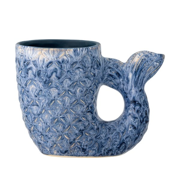 Vaso blu in gres (altezza 12 cm) Ariella - Bloomingville