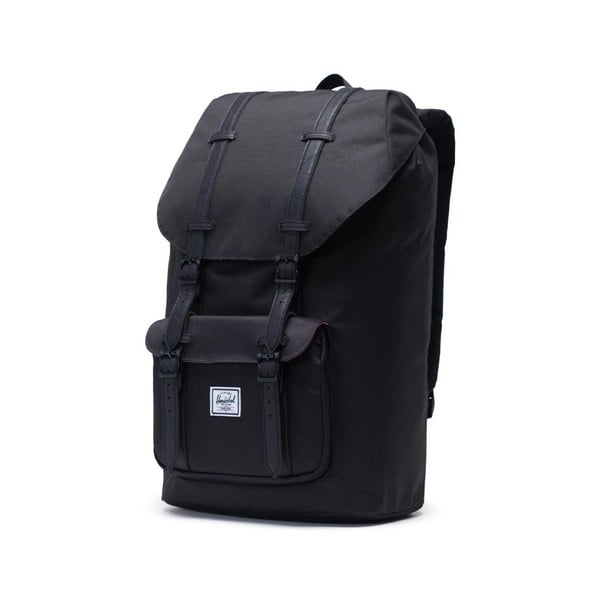 Zaino nero con cinghie nere , 25 l Little America - Herschel-image-1