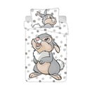 Set copripiumino e federa da bambini bianco/grigio in cotone per culla 100x135 cm Thumper "Dots" – Jerry Fabrics