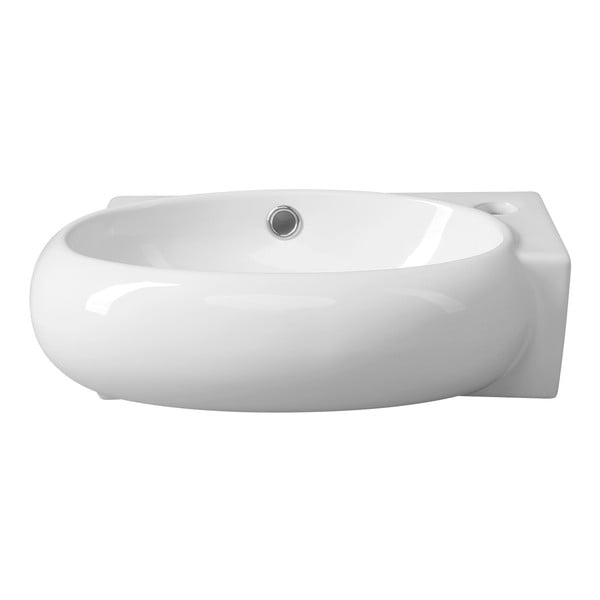 Lavabo bianco in ceramica 43x28,5 cm Ribera – Sapho-image-2