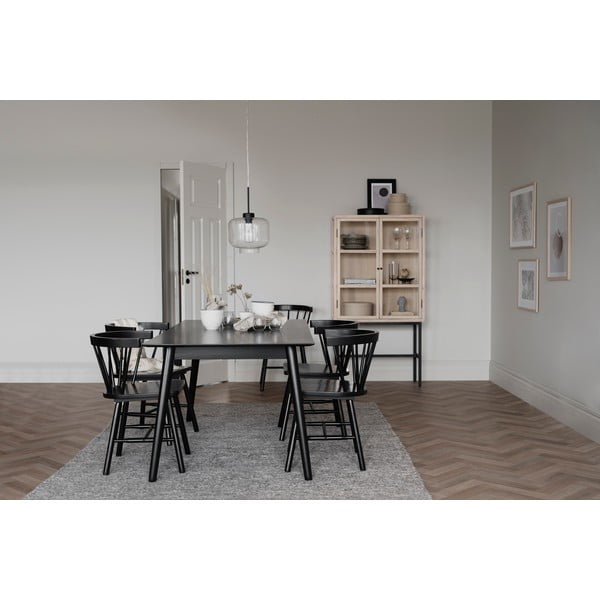 Tavolo da pranzo nero , 180 x 90 cm Lotta - Rowico-image-3