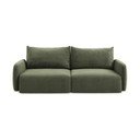 Divano verde allungabile/con contenitore 238 cm Kalena – Makamii