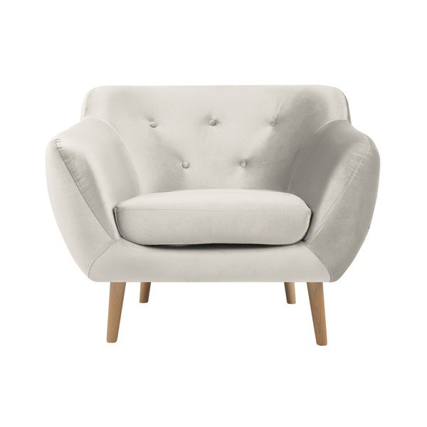 Poltrona crema Amelie - Mazzini Sofas