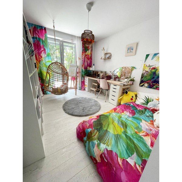 Biancheria da letto singola in cotone satin140x200 cm Vibrant Colours - Butter Kings-image-1