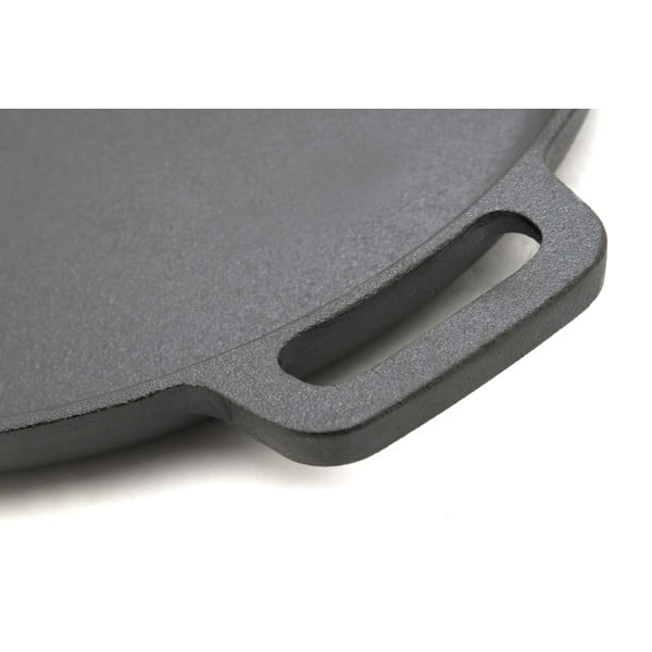 Padella grill in ghisa nera Ghisa, 35 x 32 cm - Cattara-image-1