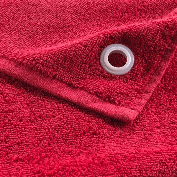 Asciugamano tipo terry rosso in cotone 50x50 cm Cuistot – douceur d'intérieur-image-2
